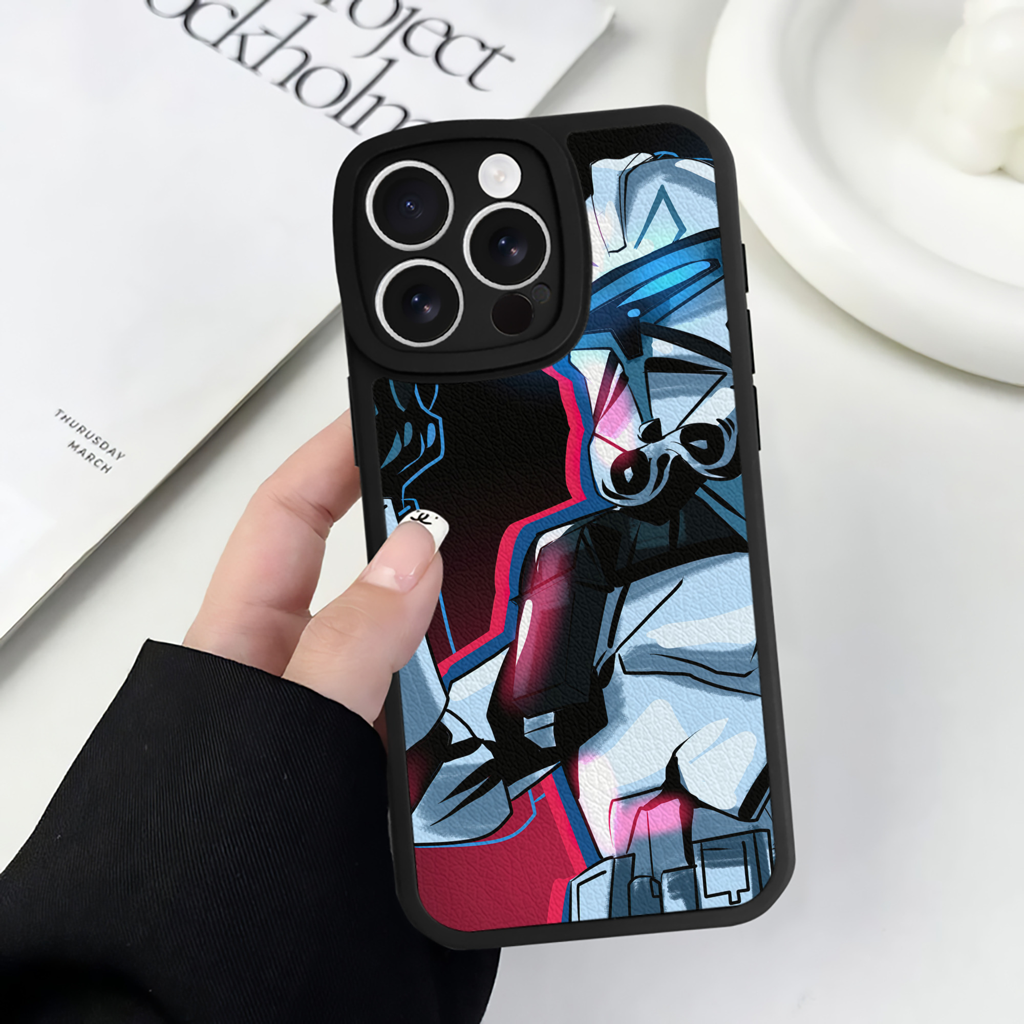 （画像用） スター・ウォーズ Star Wars 【iPhone 16シリーズ対応】シリコンスマホケース（レザー調） 材質：シリコン